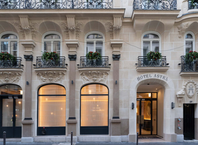 파리 9구 아스토텔 그룹의 4성급 아스트라 오페라 호텔 외관 전경