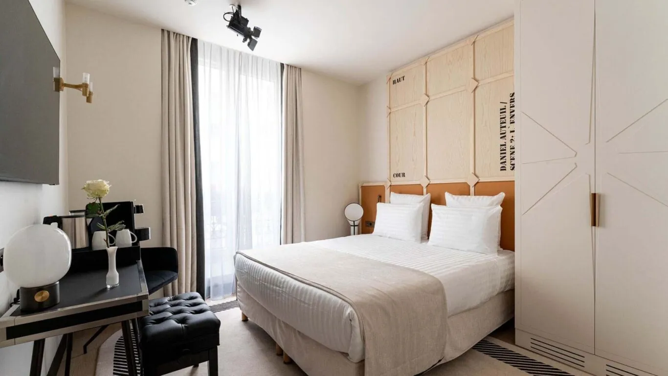 Vue de la chambre Double Daniel Auteuil à l’hôtel Opera Astra