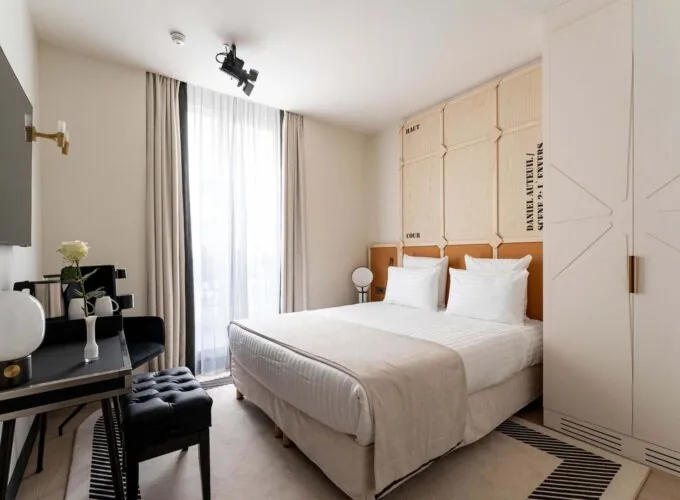 Vue de la chambre Double Daniel Auteuil à l’hôtel Opera Astra