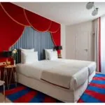 Vue d’une chambre Twin Supérieure Bouglione à l’hôtel Opera Astra