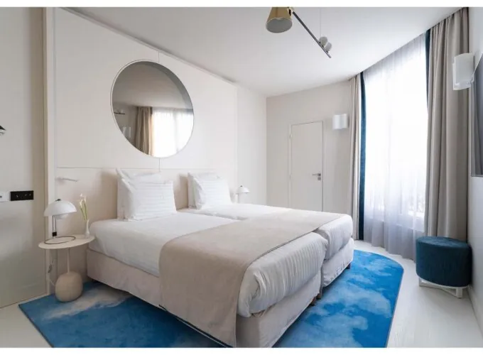 Vue d’une chambre Twin Supérieure Claudie Haigneré à l’hôtel Opera Astra