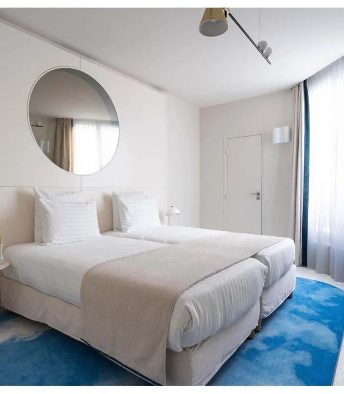 Vue d’une chambre Twin Supérieure Claudie Haigneré à l’hôtel Opera Astra