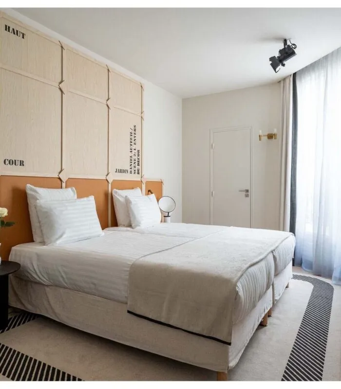 Vue d’une chambre Twin Supérieure Daniel Auteuil à l’hôtel Opera Astra