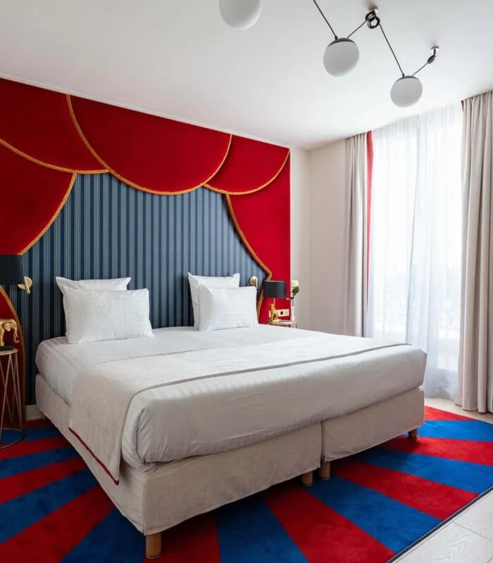 Vue d’une chambre Double Supérieure Bouglione à l’hôtel Opera Astra