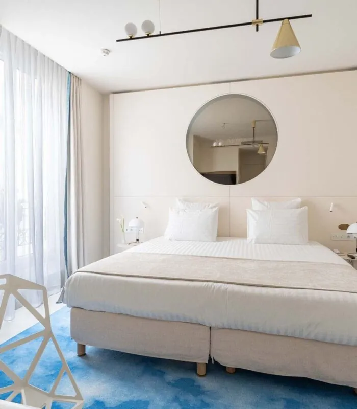 Vue d’une chambre Double Supérieure Claudie Haigneré à l’hôtel Opera Astra