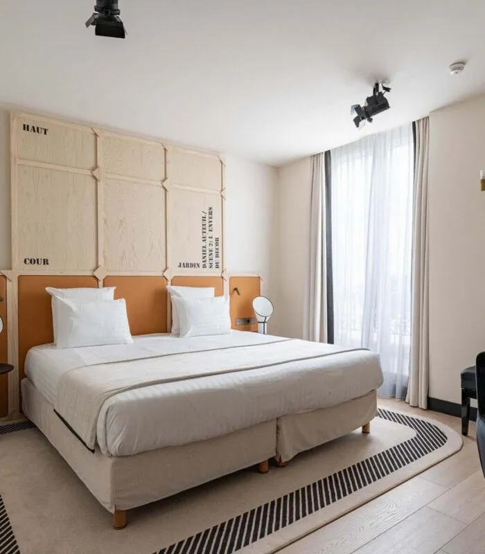 Vue d’une chambre Double Supérieure Daniel Auteuil à l’hôtel Opera Astra