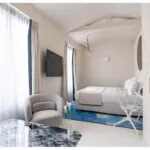 Vue d’ensemble d’une chambre Triple à l’hôtel Opera Astra