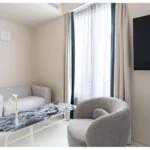 Vue d’une chambre Triple Claudie Haigneré à l’hôtel Opera Astra