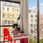 Vue depuis le balcon d’une Chambre Twin Privilège avec balcon