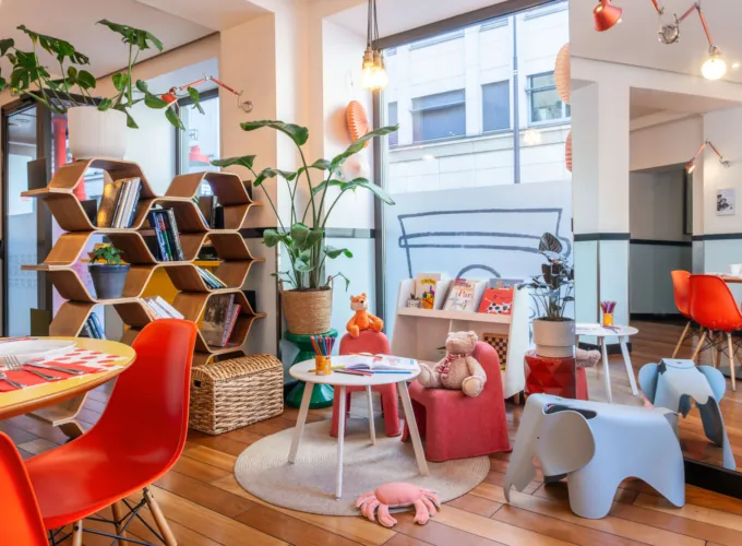 Le coin des enfants à l’hôtel Augustin
