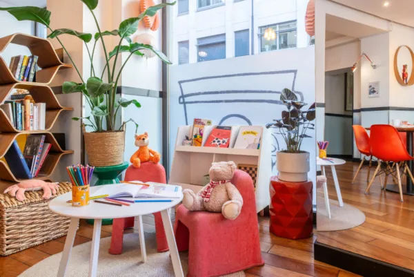 Le coin des enfants à l’hôtel Augustin