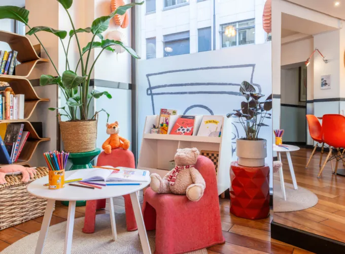 Le coin des enfants à l’hôtel Augustin