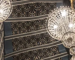 View of the stairs of the Malte Hotel