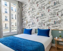 Chambre standard parfaite pour une ou deux personnes, offrant confort et tranquillité pour un séjour relaxant et intimiste.