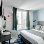 Vue de chambre double – Hôtel Astoria, Paris