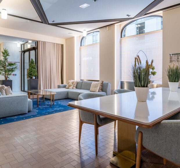 Lobby dell’Hotel Astra Opéra a Parigi – ambiente raffinato vicino all’Opera