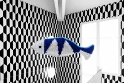 Vue des couloirs de l’hôtel Joke