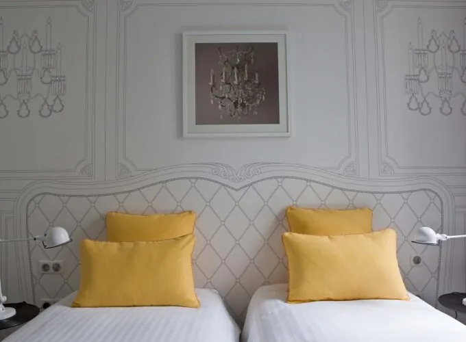 Chambre Twin à l’hôtel Joyce avec deux lits