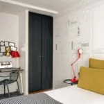 Chambre Twin à l’hôtel Joyce avec un lit et un bureau