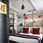 Vue d’une Chambre Double Supérieure à l’Hôtel 123 Sébastopol