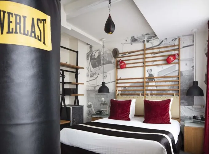 Vue d’une Chambre Double Supérieure à l’Hôtel 123 Sébastopol