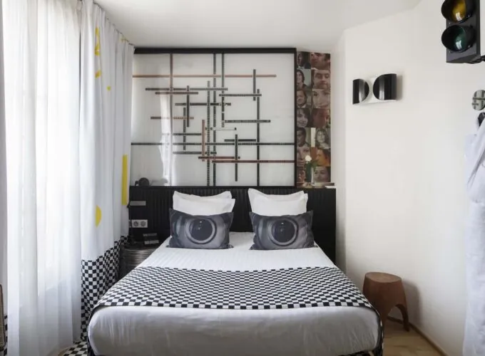 Lit d’une Chambre Single à l’Hôtel 123 Sébastopol