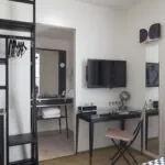 Vue d’une Chambre Single à l’Hôtel 123 Sébastopol