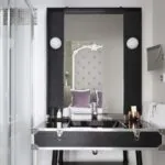 Salle de bain d’une Chambre Single à l’Hôtel 123 Sébastopol