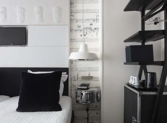 Vue d’une Chambre Twin à l’Hôtel 123 Sébastopol