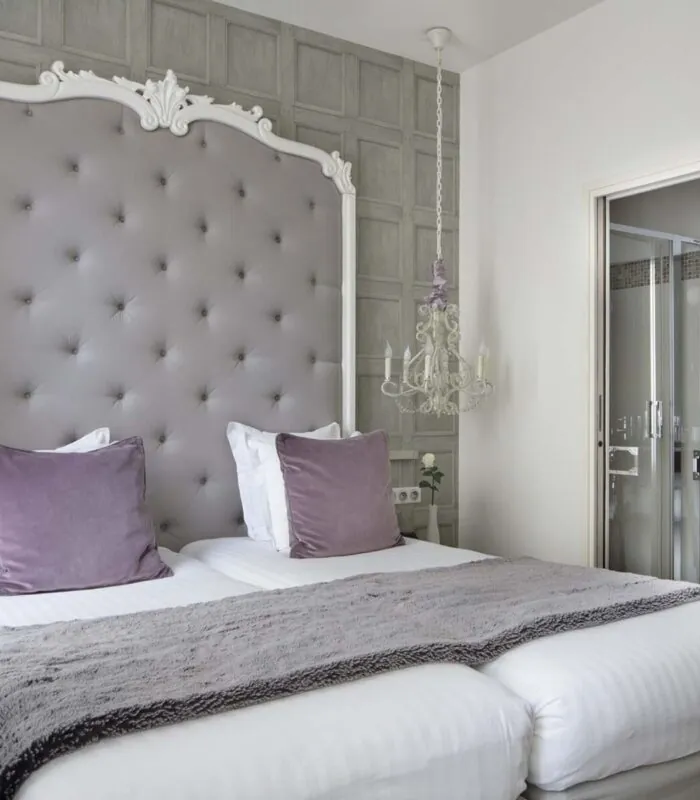 Lits jumeaux d’une Chambre Twin à l’Hôtel 123 Sébastopol