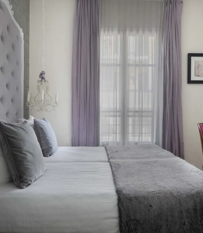 Lits d’une Chambre Twin Supérieure à l’Hôtel 123 Sébastopol