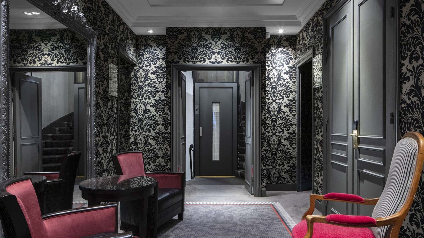 Vue des couloirs de l’hôtel Regent’s Garden