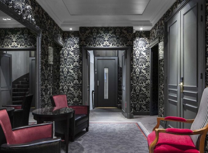 Vue des couloirs de l’hôtel Regent’s Garden