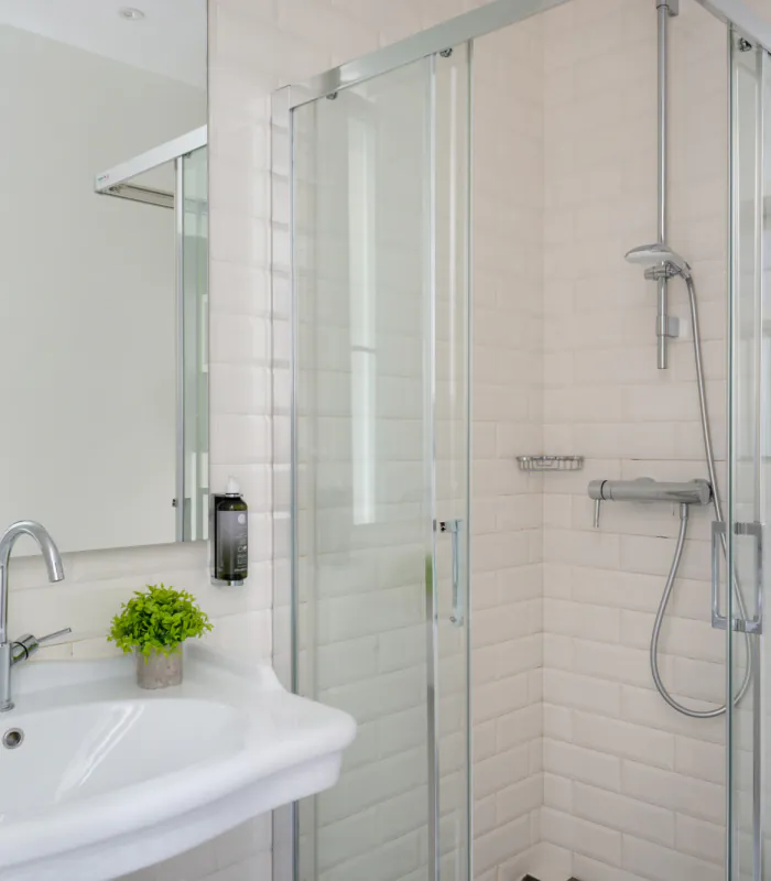 Salle de bain de la Chambre Double – Hôtel 34B